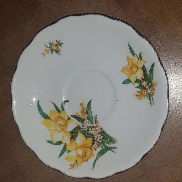 Daffodil Teacup and Saucer, Royal Vale  - Picture 6 of 7